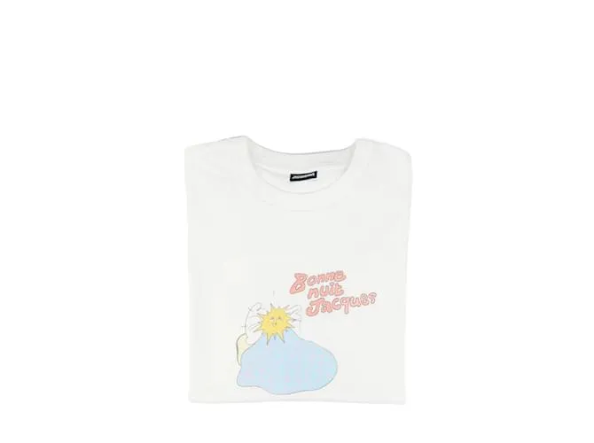 JACQUEMUS Camisetas T.Internacional L Algodón Blanco 