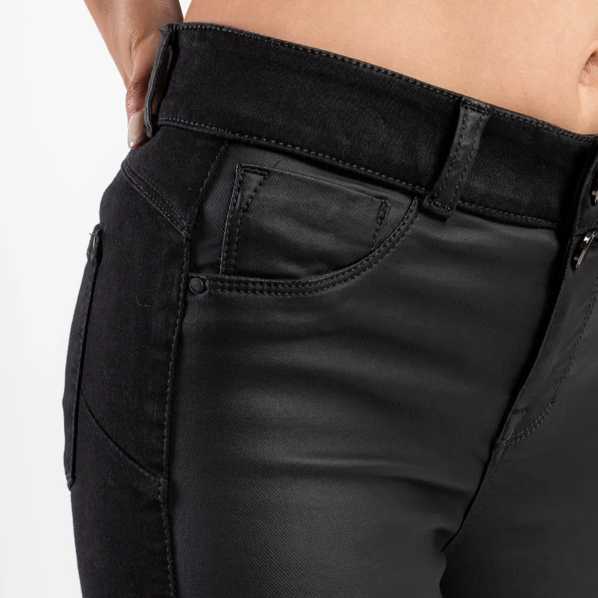 Jean Skinny Tiro Alto Gold Martini