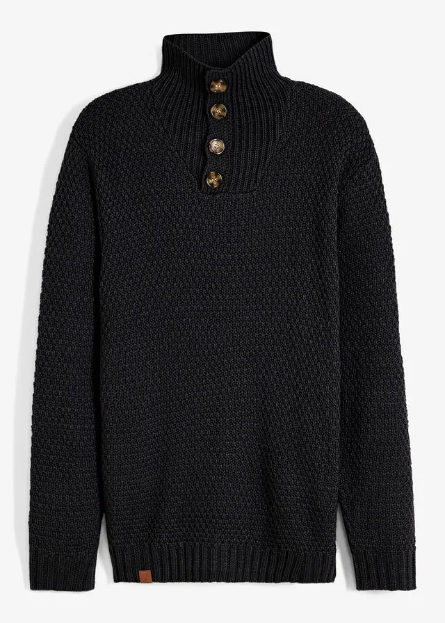 Jersey estilo troyer Negro