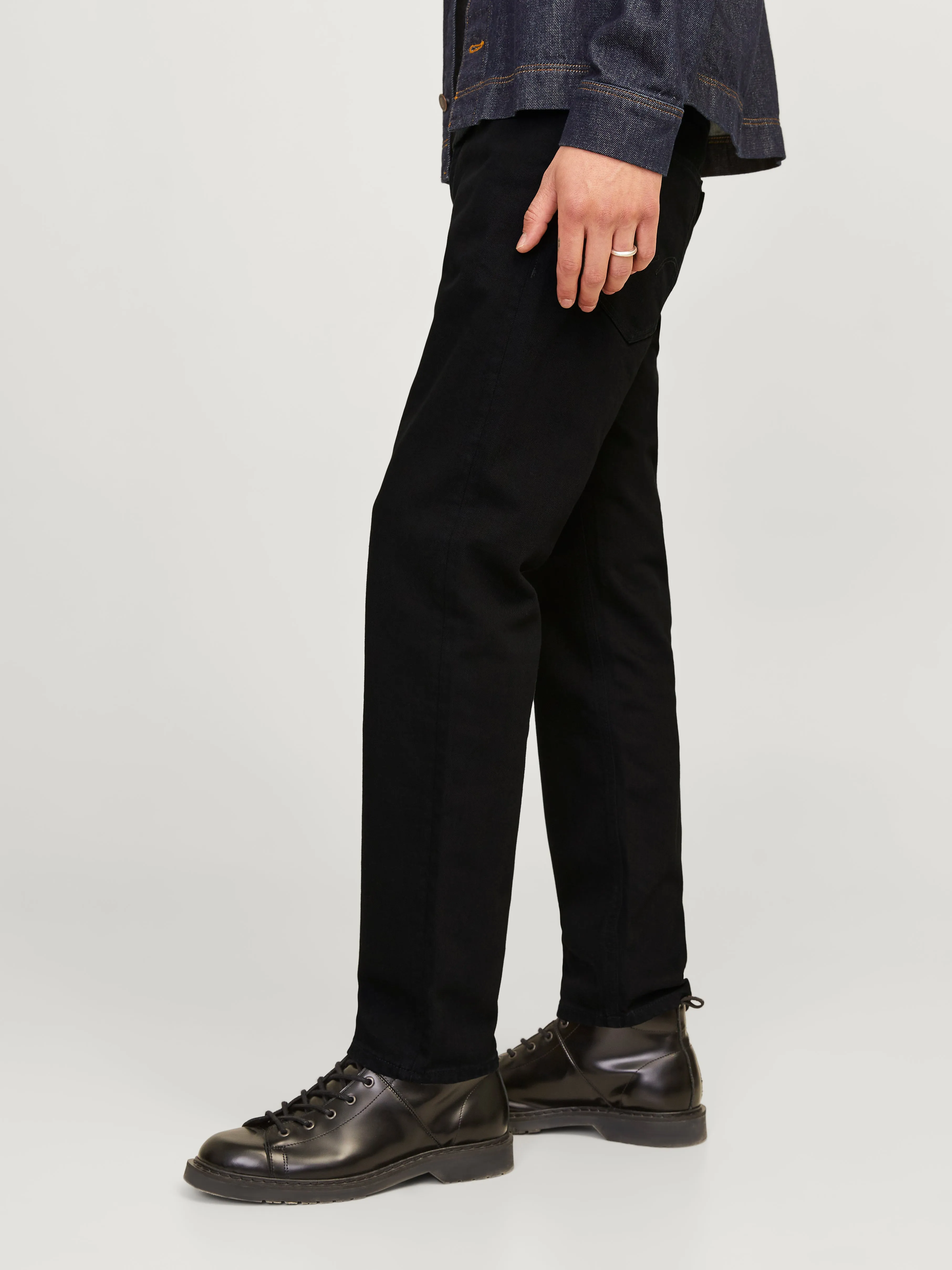 JJIMIKE JJORIGINAL SBD 553 Vaqueros de corte tapered | Negro | Jack & Jones®