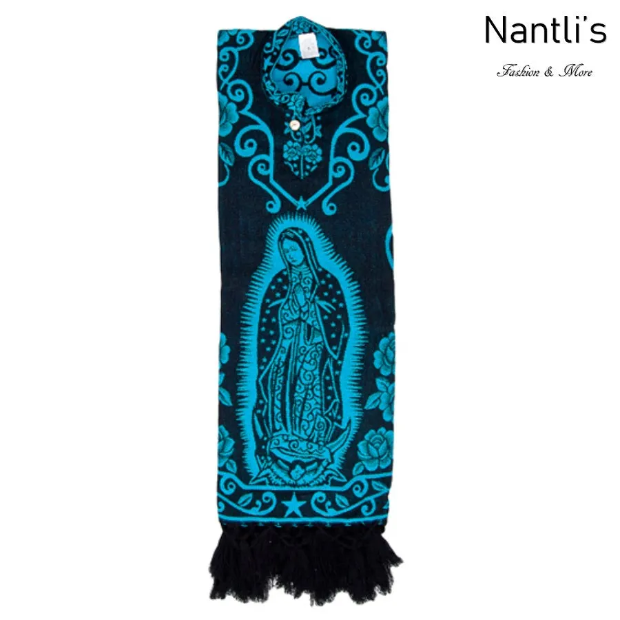 JORONGO MEXICANO TM73403 TURQUOISE MEXICAN PONCHO