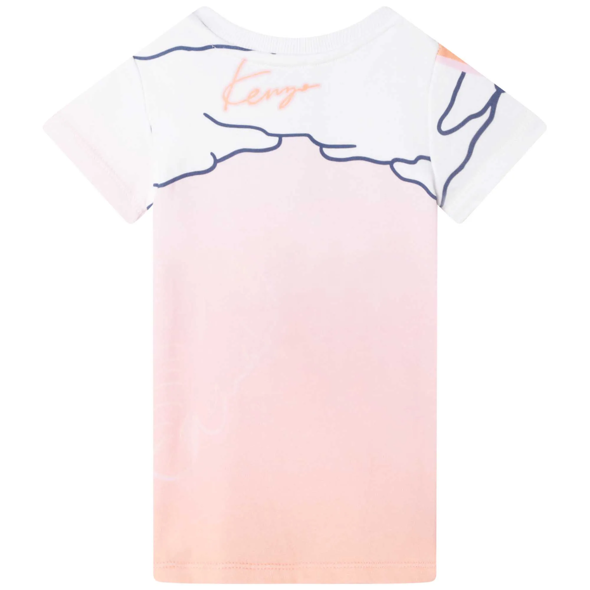 KENZO KIDS Vestido recto de algodón