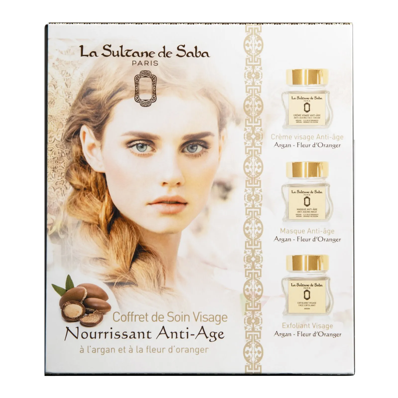 LA SULTANE DE SABA Estuche para el rostro Argán y Flor de Azahar