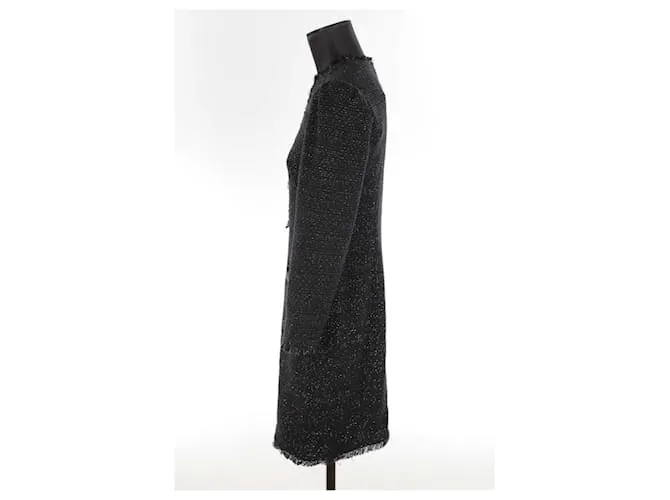 Lk Bennett vestido de algodón Negro 