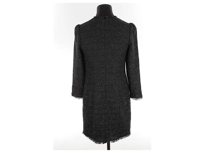 Lk Bennett vestido de algodón Negro 