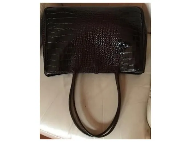 Longchamp Caña Marrón oscuro 