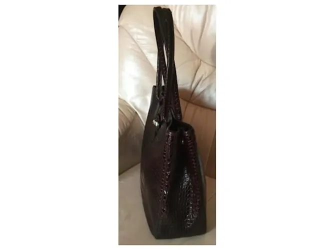 Longchamp Caña Marrón oscuro 