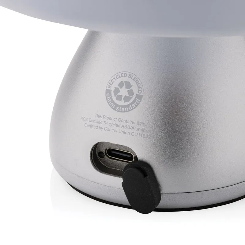 Lámpara mesa eco personalizable recargable USB Luming