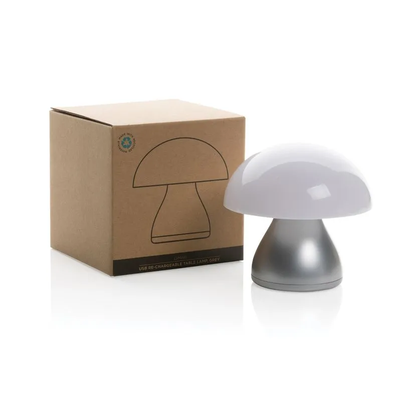 Lámpara mesa eco personalizable recargable USB Luming