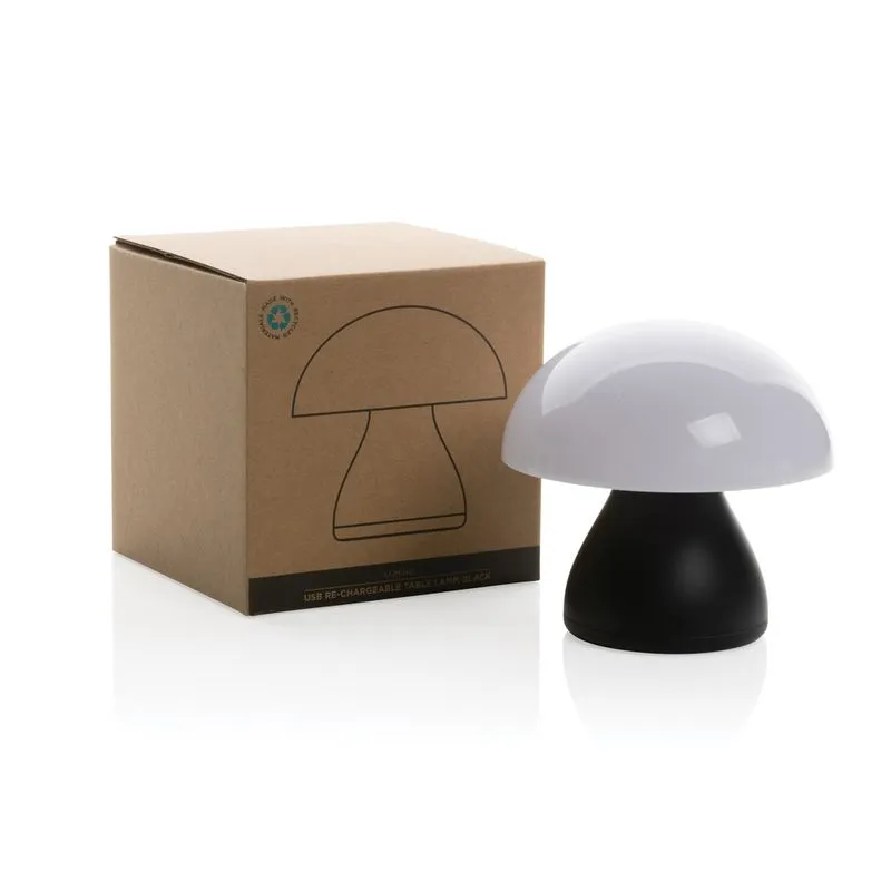 Lámpara mesa eco personalizable recargable USB Luming