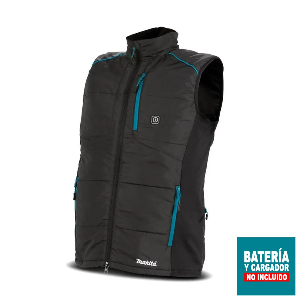 Makita Chaleco Térmico 12V 4 Zonas Calor CXT L Sin Batería