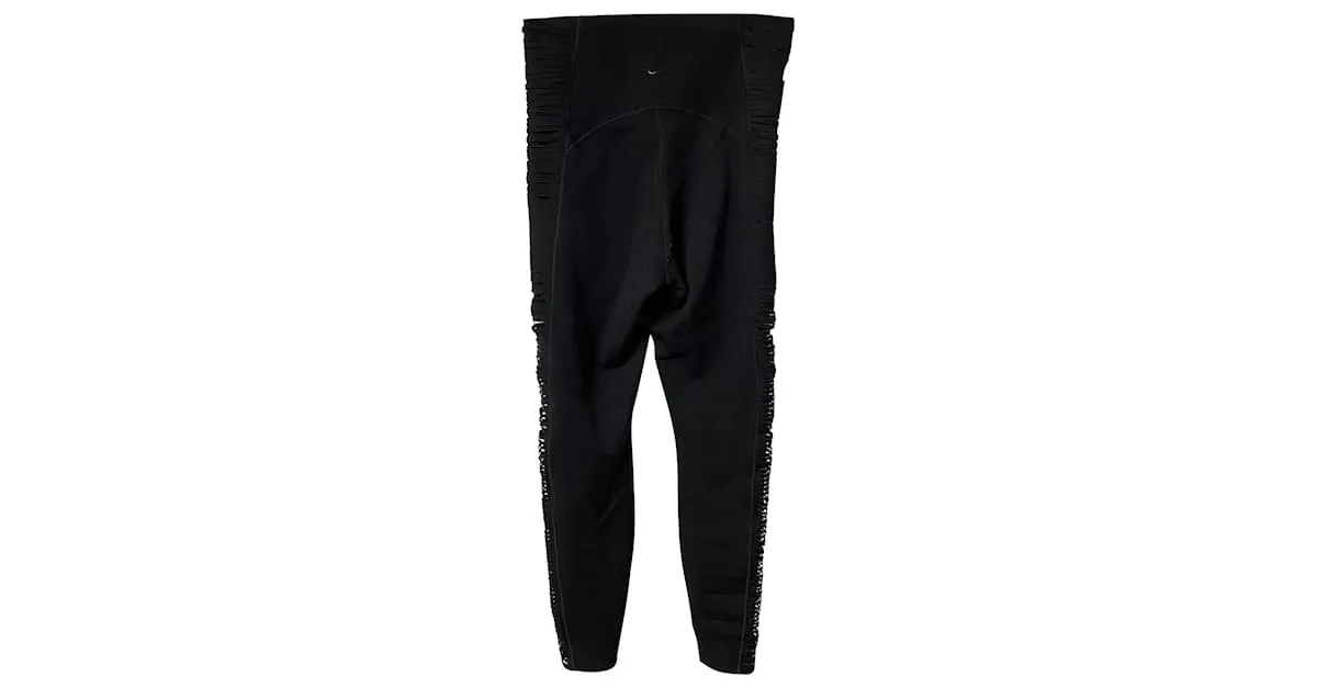 MALLAS DE ENTRENAMIENTO CON FLECOS DRIFIT NIKE BOUTIQUE EN NYLON NEGRO 