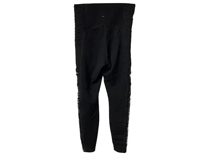 MALLAS DE ENTRENAMIENTO CON FLECOS DRIFIT NIKE BOUTIQUE EN NYLON NEGRO 