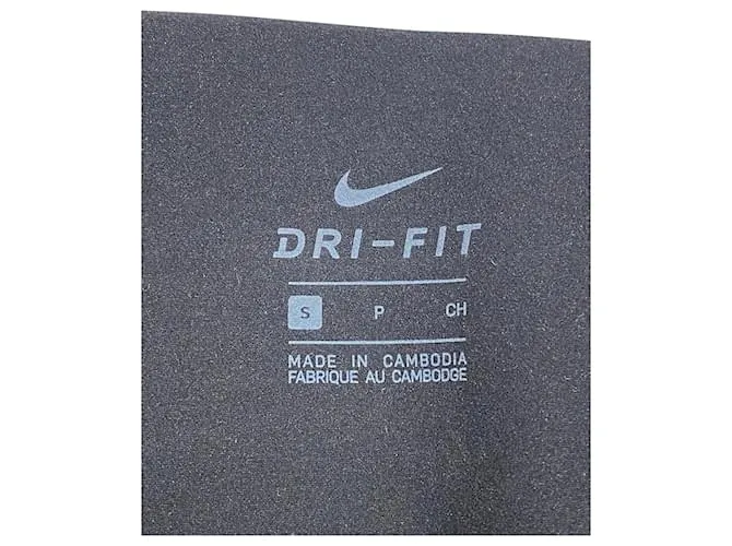 MALLAS DE ENTRENAMIENTO CON FLECOS DRIFIT NIKE BOUTIQUE EN NYLON NEGRO 
