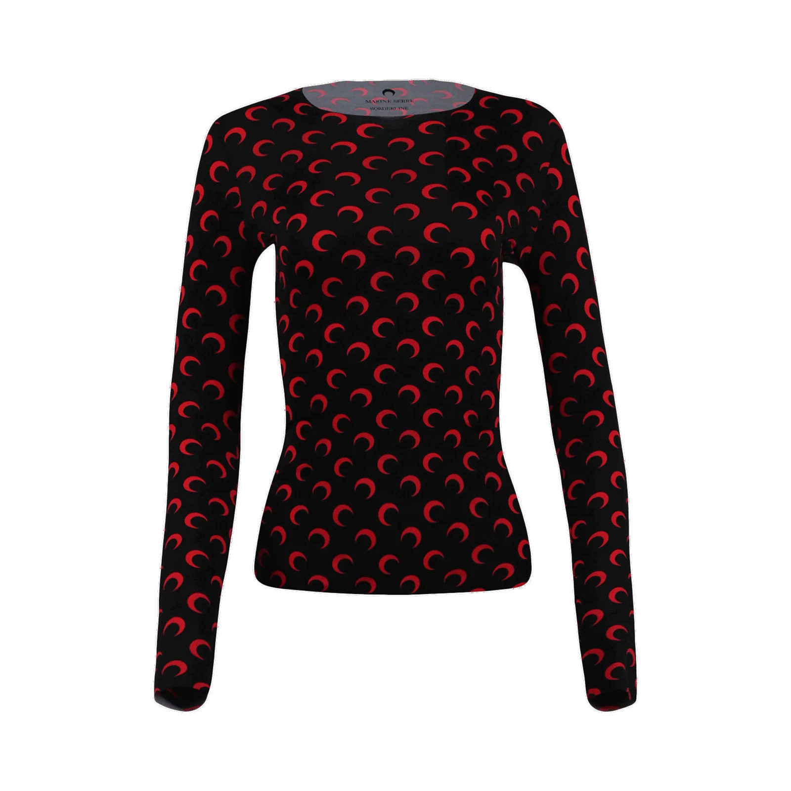 Marine Serre Second Skin Moon Top 'All Over Moon Red'