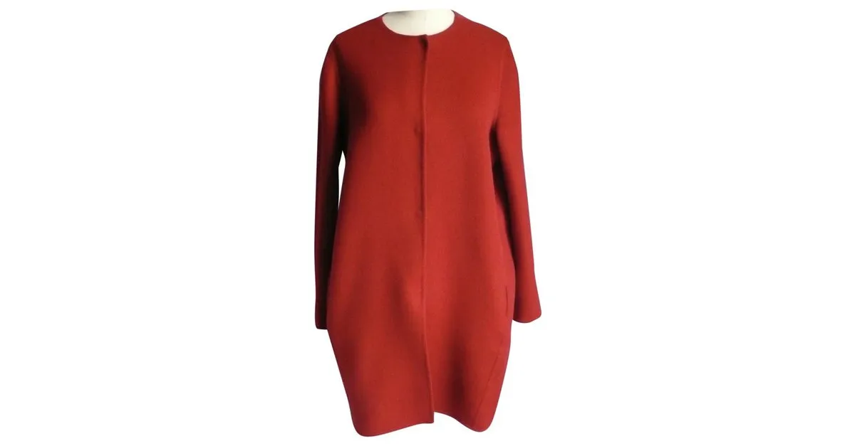 MARNI Capa color ladrillo Perfect Condition T40 ESO Naranja 
