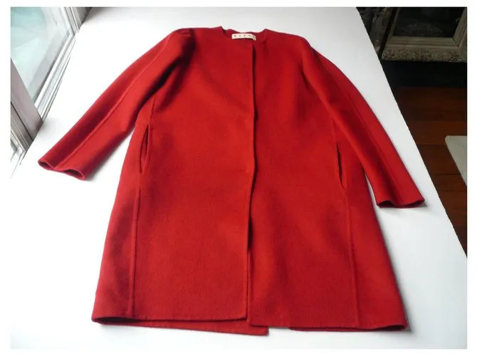 MARNI Capa color ladrillo Perfect Condition T40 ESO Naranja 