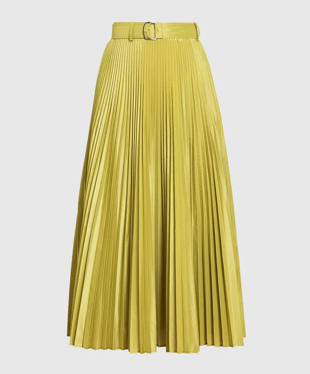 Max Mara Green pleated skirt
