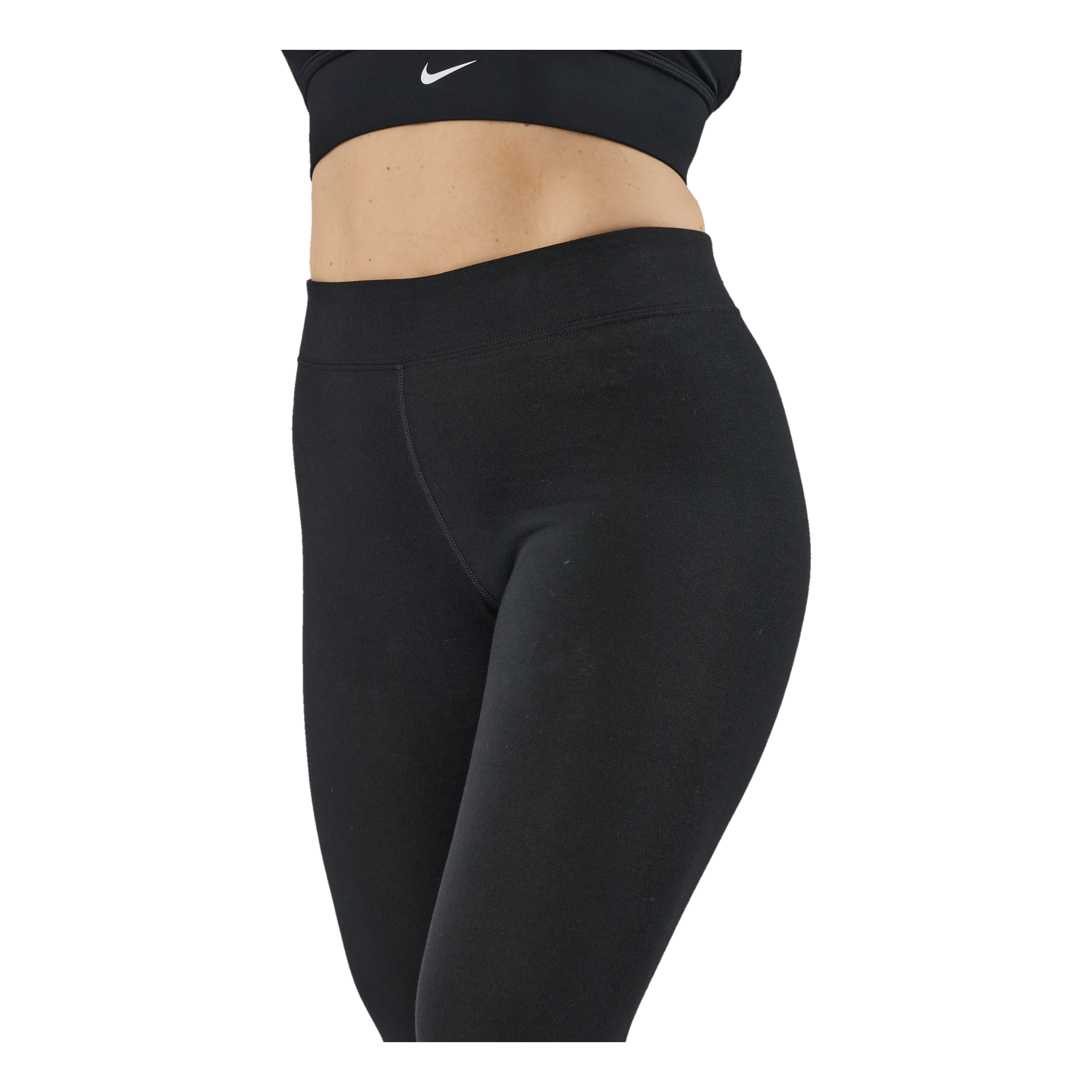 NIKE SPORTSWEAR ESSENTIAL WOMEN'S 7/8 MIDRISE LEGGINGS BLACK/WHITE