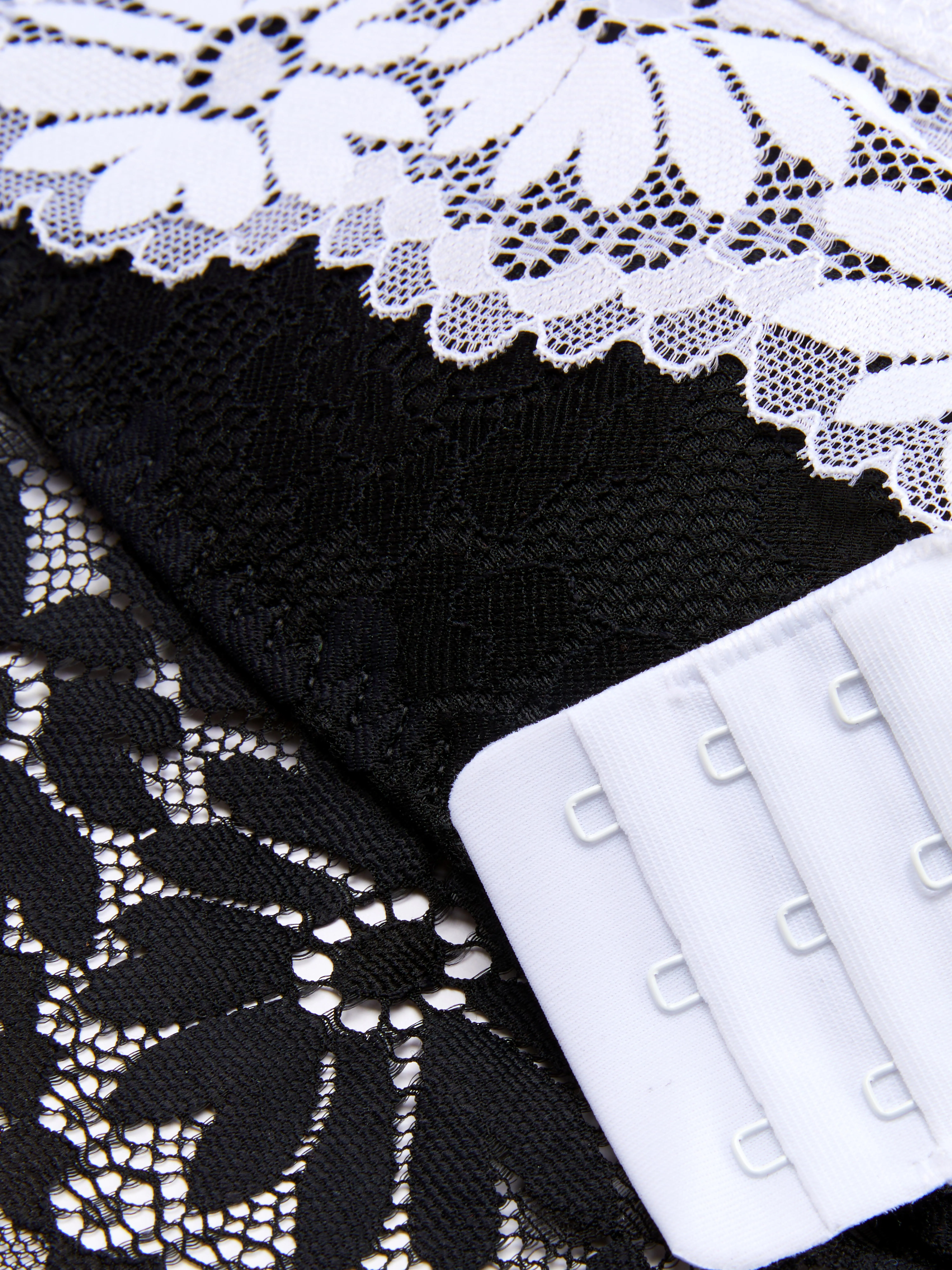 Pack de 2 sujetadores estilo top bandeau de encaje