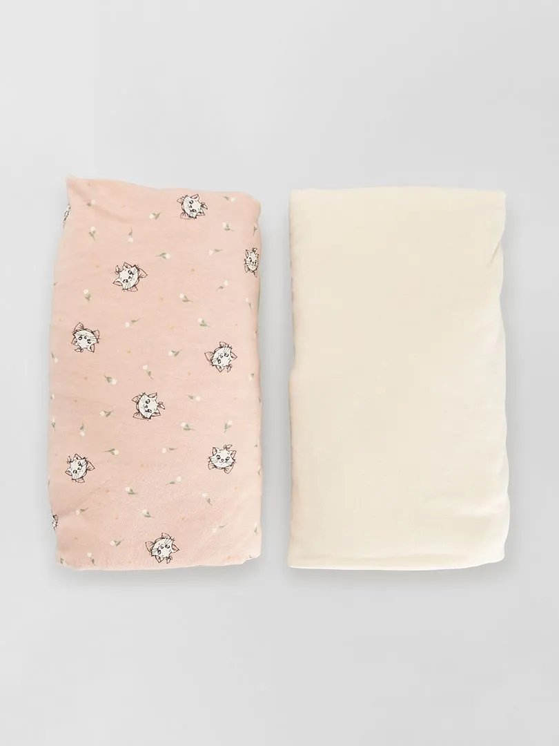 PACK DE 2 SáBANAS BAJERAS 'DISNEY'  ROSA