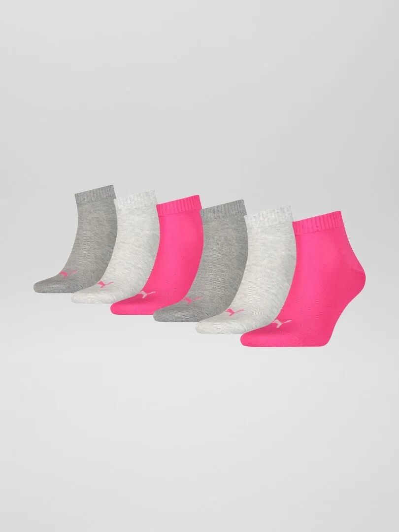 PACK DE 6 PARES DE CALCETINES UNISEX 'PUMA'  GRIS