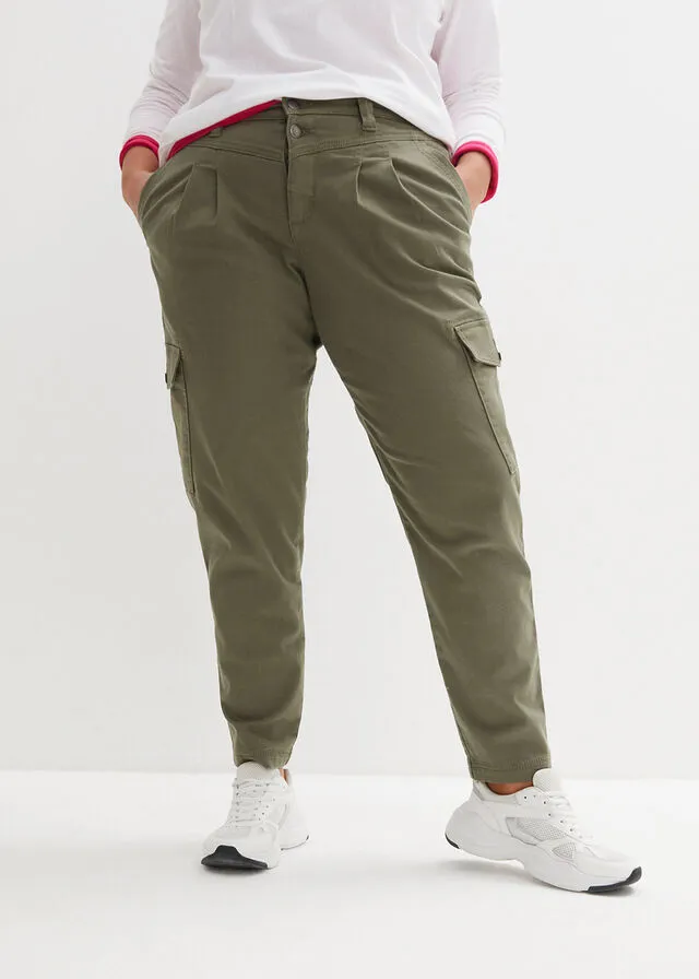 Pantalón de estilo cargo Verde oliva