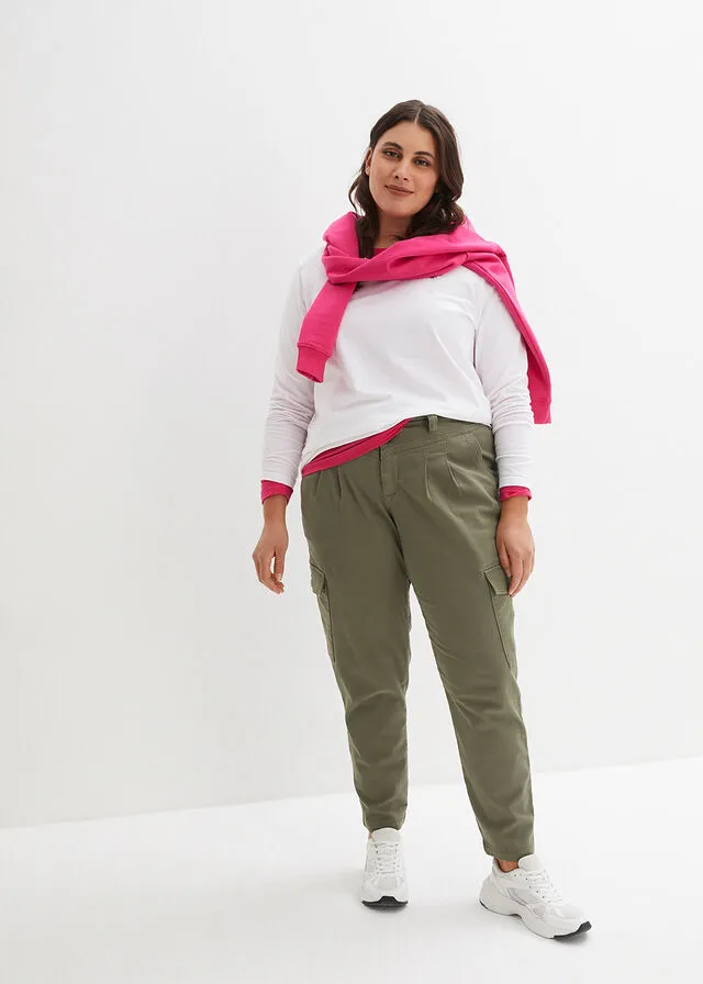 Pantalón de estilo cargo Verde oliva