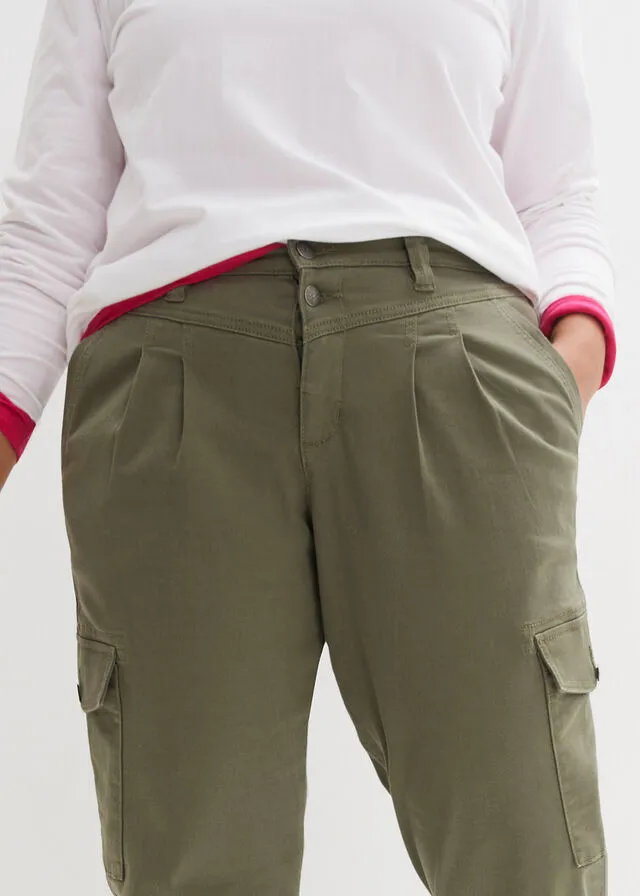 Pantalón de estilo cargo Verde oliva