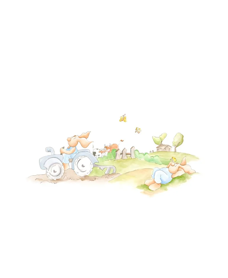 Papel Pintado Infantil Farm Coordonné