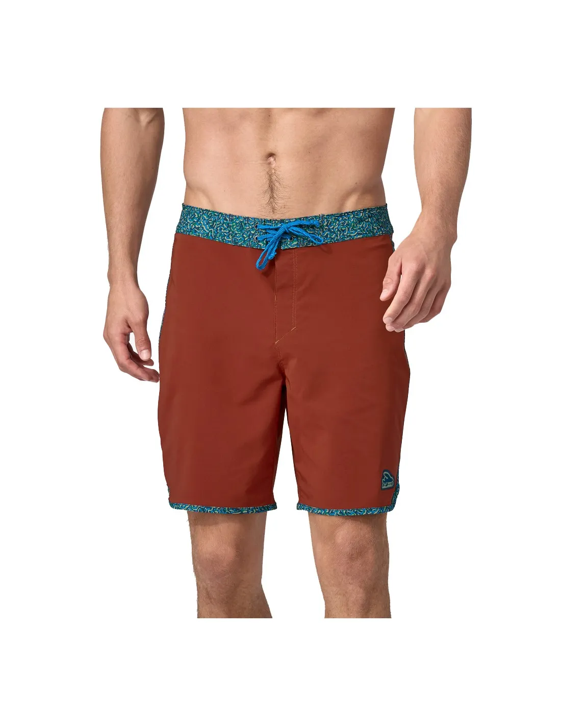PATAGONIA M'S HYDROPEAK SCALLOP BOARDSHORTS MANGROVE RED