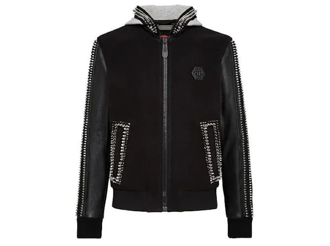 Philipp Plein Semental de bombarderos Negro 