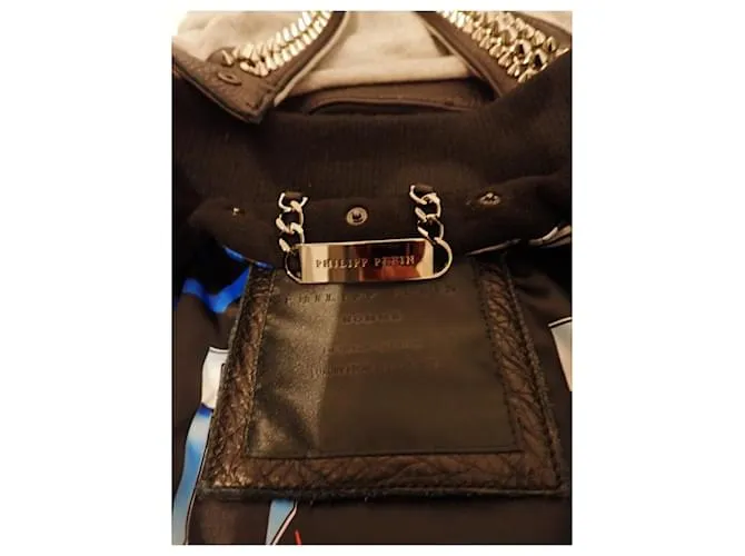 Philipp Plein Semental de bombarderos Negro 