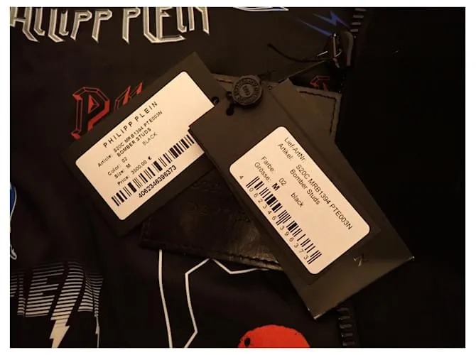 Philipp Plein Semental de bombarderos Negro 