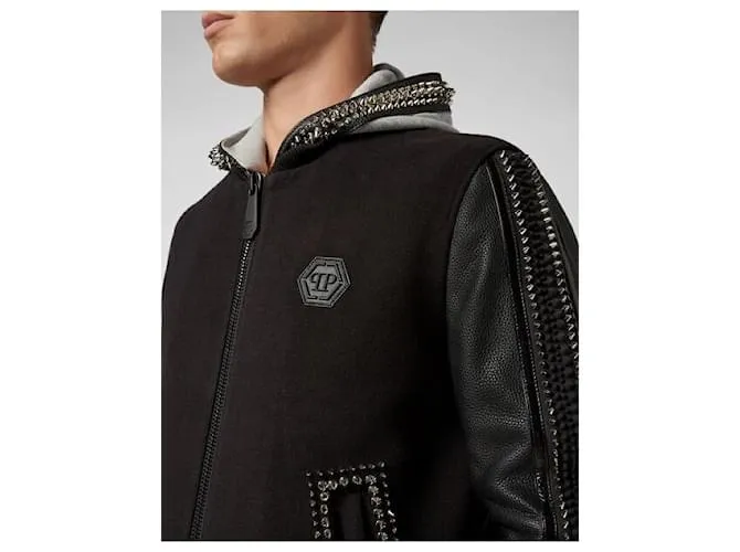 Philipp Plein Semental de bombarderos Negro 
