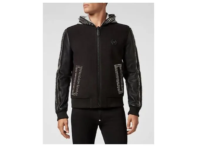 Philipp Plein Semental de bombarderos Negro 