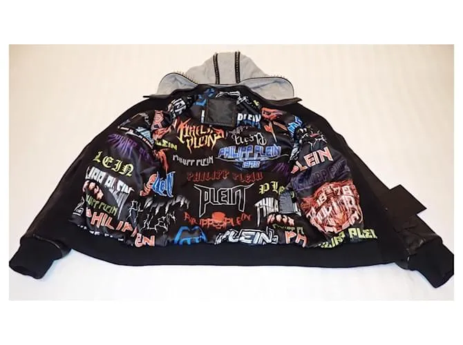 Philipp Plein Semental de bombarderos Negro 