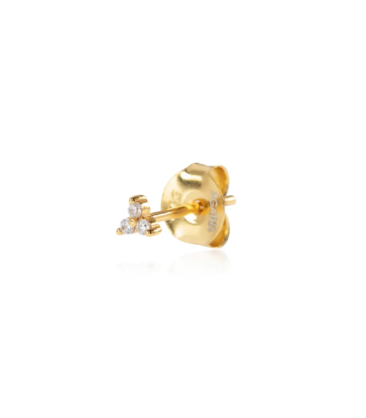 PIERCING AGATHA 3 MINI PUNTAS CIRCONITAS DORADO  2380113137TU