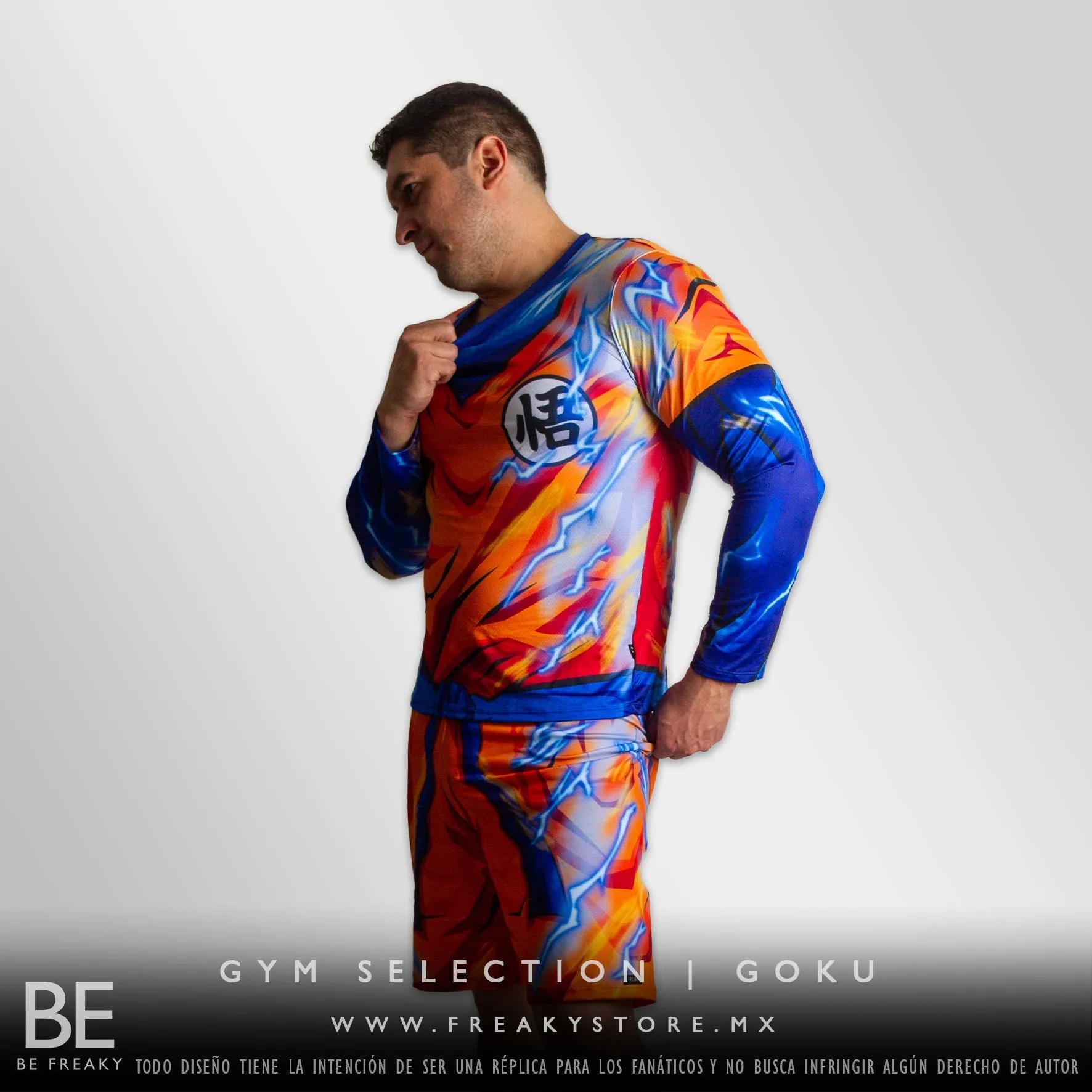Playera Manga Larga SaiyaGym Goku