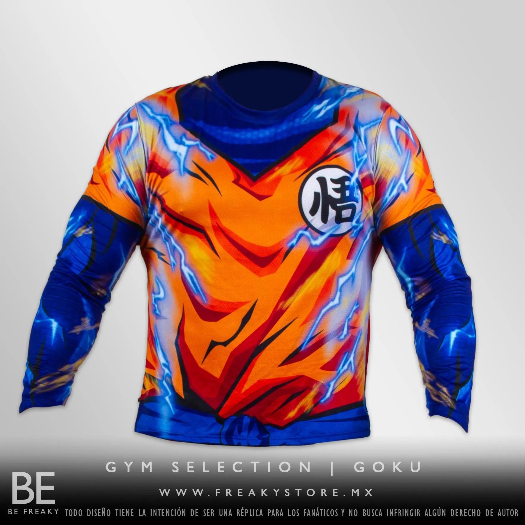 Playera Manga Larga SaiyaGym Goku