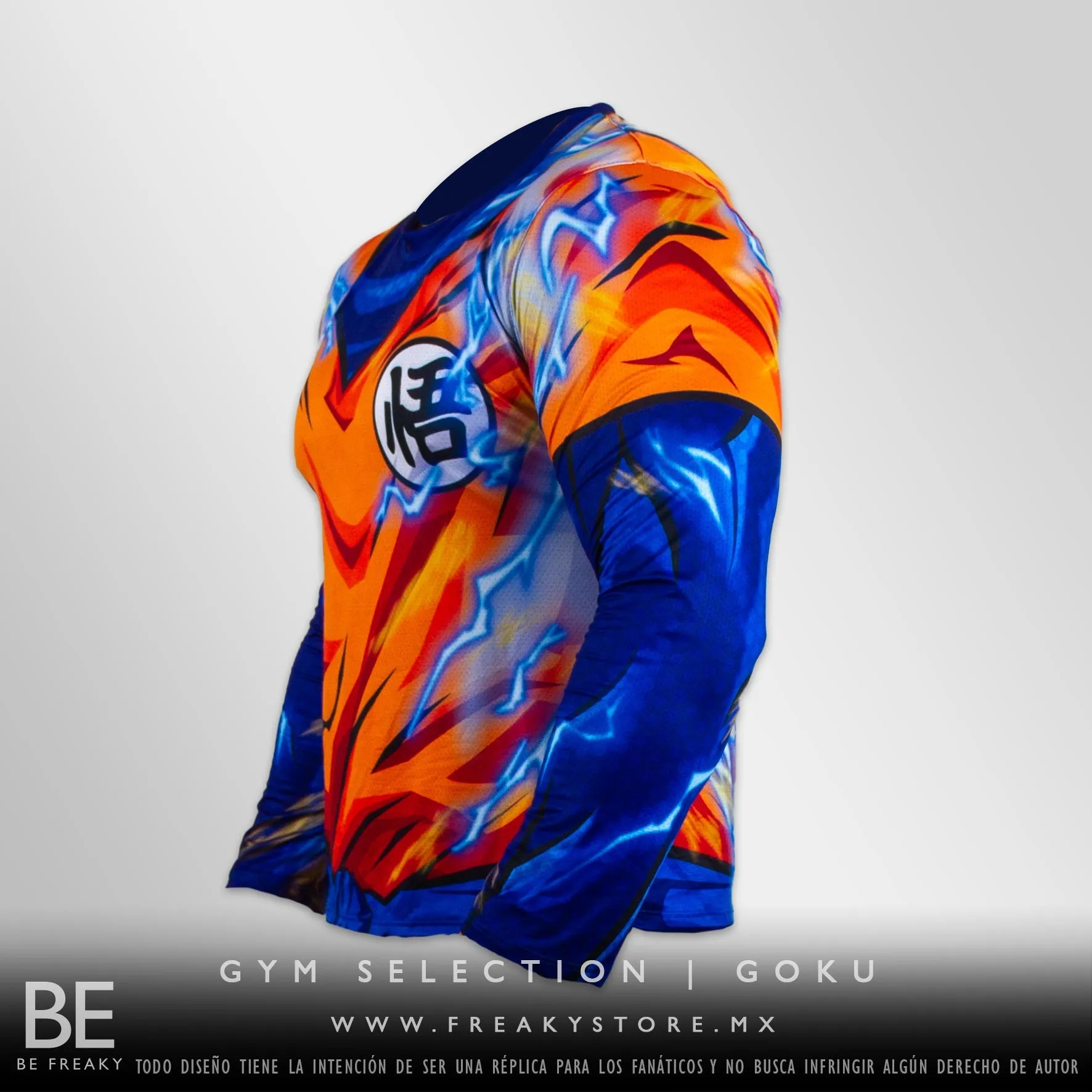 Playera Manga Larga SaiyaGym Goku