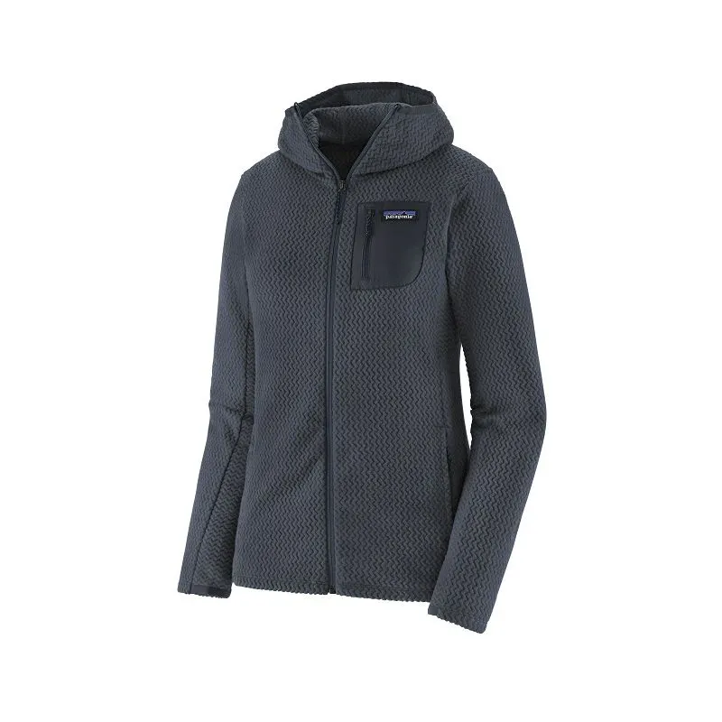 POLAR PATAGONIA R1 AIR FULLZIP HOODY (SMOLDER BLUE) MUJER