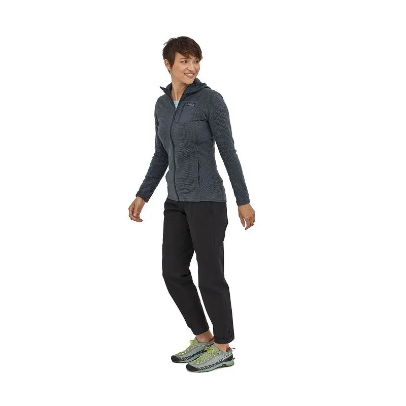 POLAR PATAGONIA R1 AIR FULLZIP HOODY (SMOLDER BLUE) MUJER