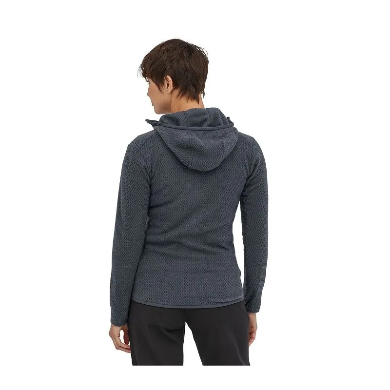 POLAR PATAGONIA R1 AIR FULLZIP HOODY (SMOLDER BLUE) MUJER