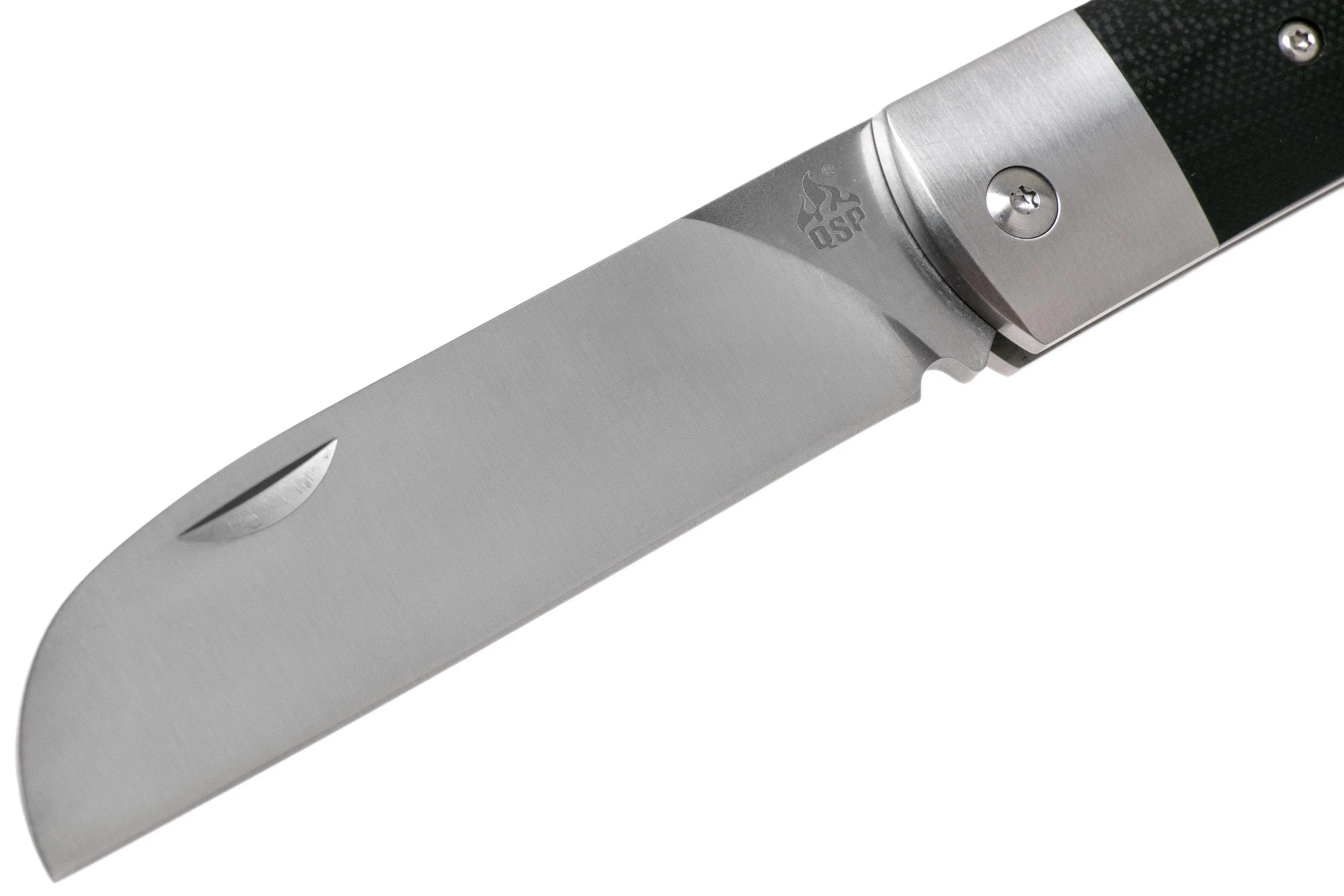 QSP KNIFE WORKER QS128A BLACK G10 NAVAJA, ARTHUR BREHM DESIGN