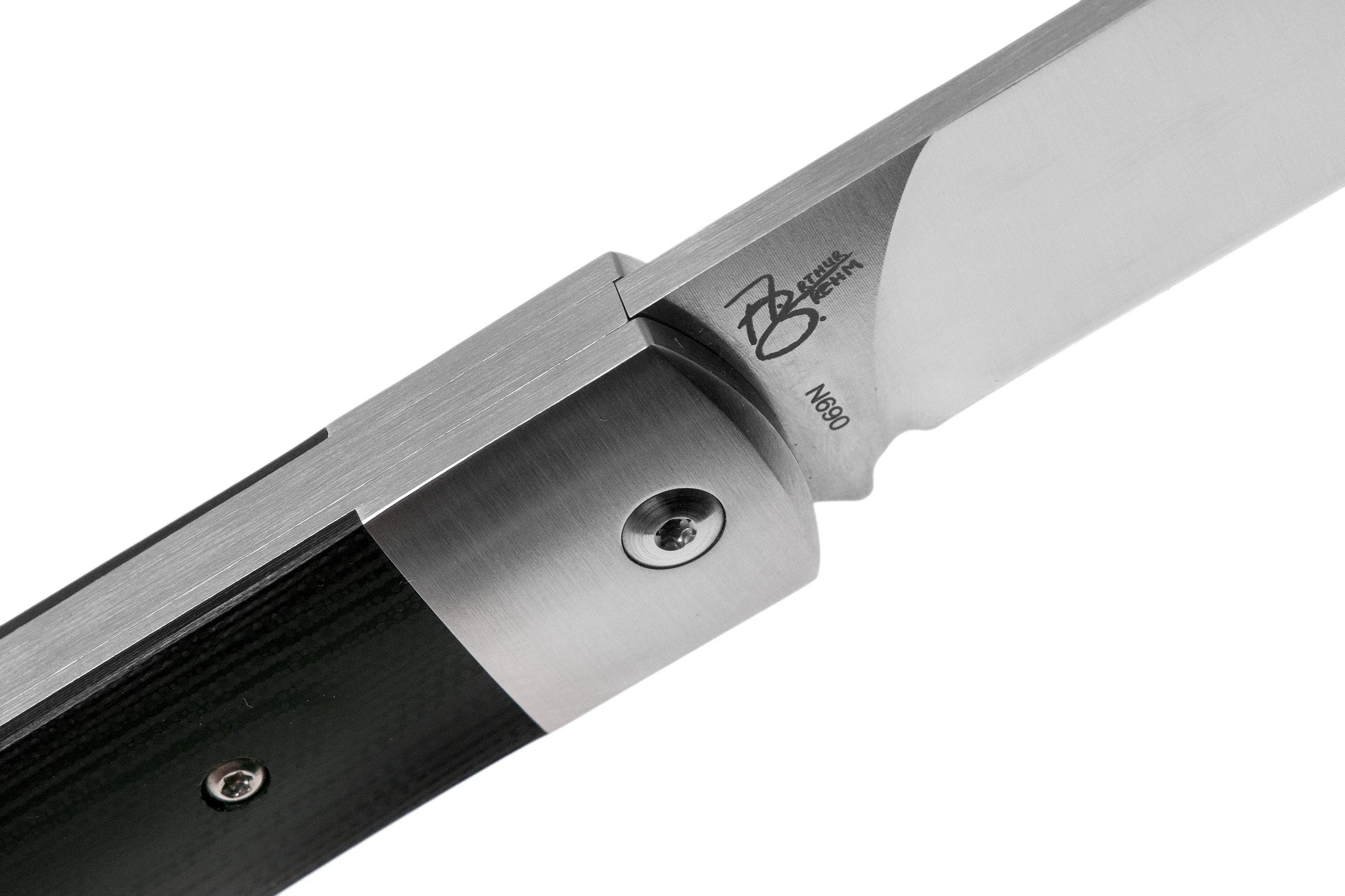 QSP KNIFE WORKER QS128A BLACK G10 NAVAJA, ARTHUR BREHM DESIGN