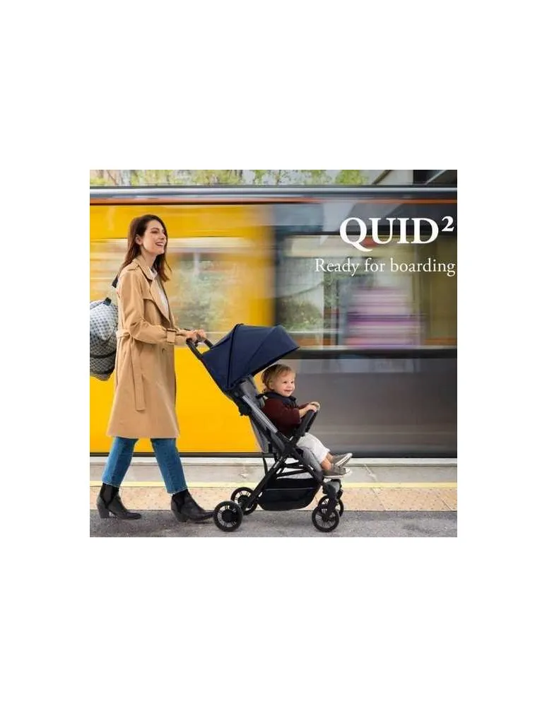 QUID 2 STROLLER ELEPHANT GREY 2024 INGLESINA
