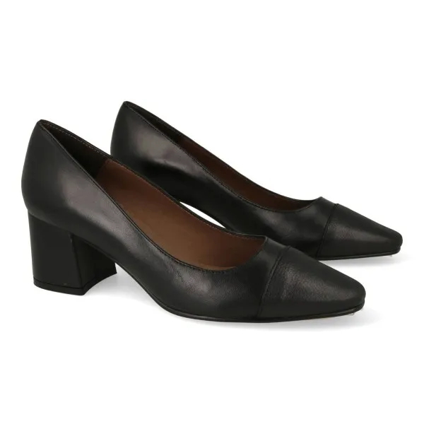 REBAJAS en ZAPATOS TACON ANCHO NEGROS MUJER MOD. PRAGA NE