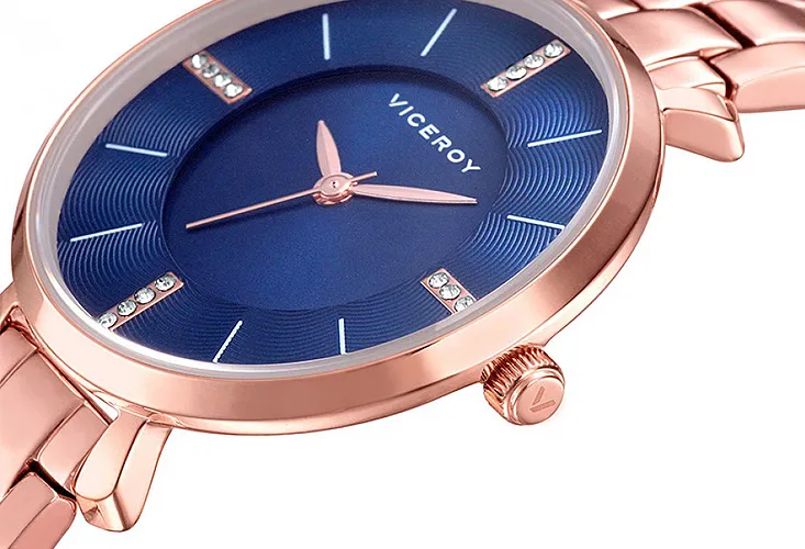RELOJ VICEROY MUJER ACERO CHAPADO ORO ROSA CON CIRCONITAS 023_47106237