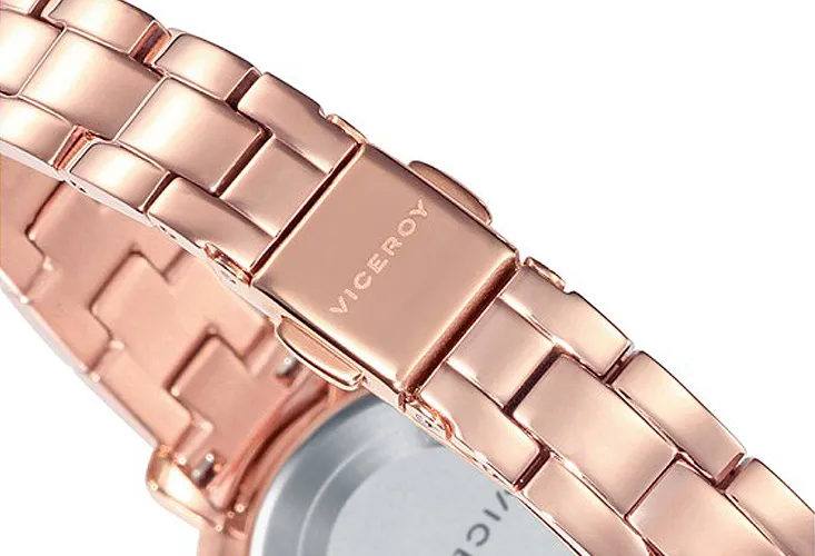 RELOJ VICEROY MUJER ACERO CHAPADO ORO ROSA CON CIRCONITAS 023_47106237